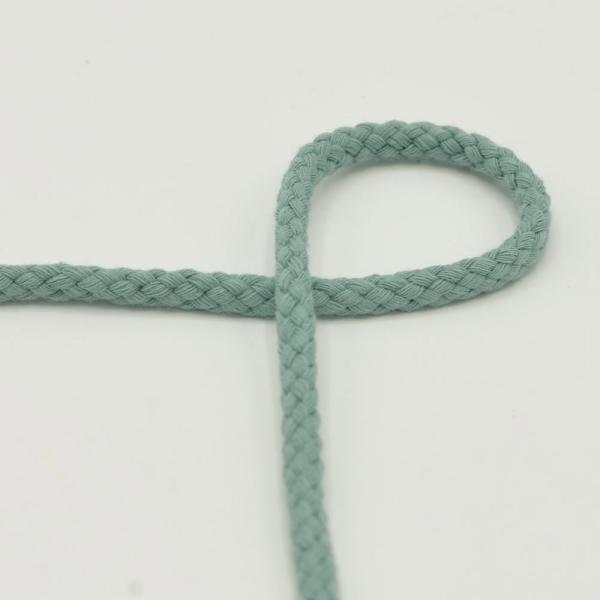Kordel rund 6 mm Uni in Dunkelmint